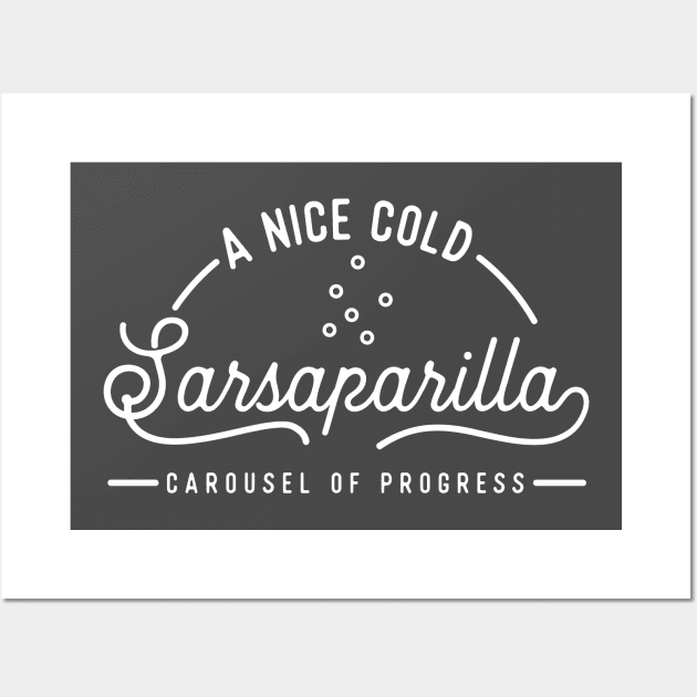 Carousel Of Progress Sarsaparilla shirt Wall Art by stuffsarahmakes